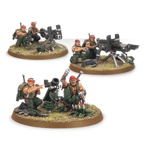 Astra Militarum Catachan Heavy Weapon Squad (Online Exclusive) 10% Off (Applied at checkout)