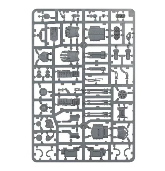Adeptus Titanicus - Reaver Titan Weapons: Gatling Blaster, Power Fist, Laser Blaster and Apocalypse Missile Launcher (Online Exclusive)